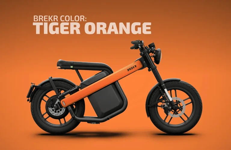 Brekr Model B Orange E-scooter EUB